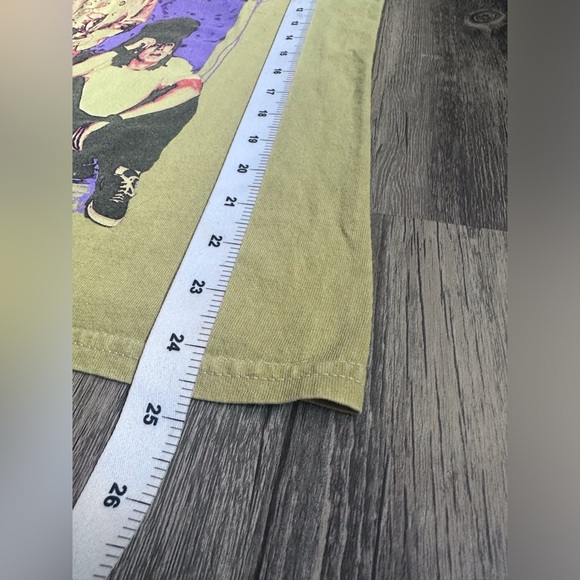 NIRVANA Short Sleeve Tee with Vintage Graphic SZ S Yellow Band Tee - Picture 7 of 9